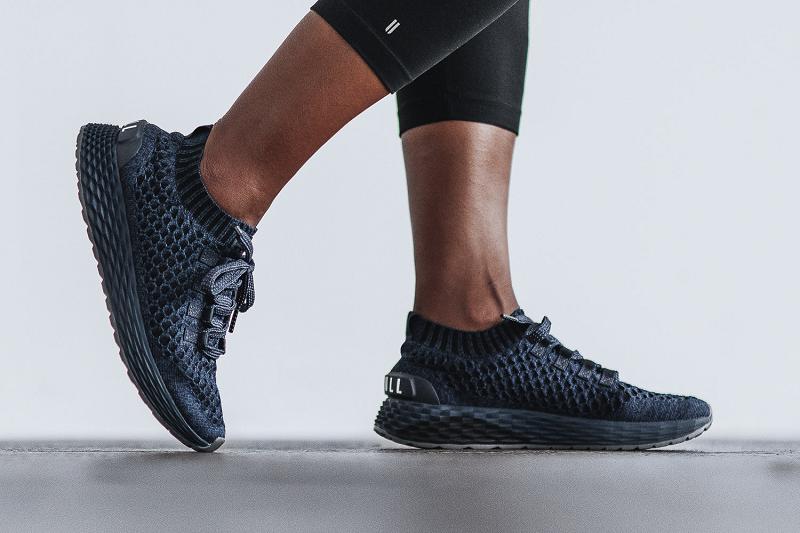 Nobull Midnight Knit Runner Women's Running Shoes Navy | USA Z1694U